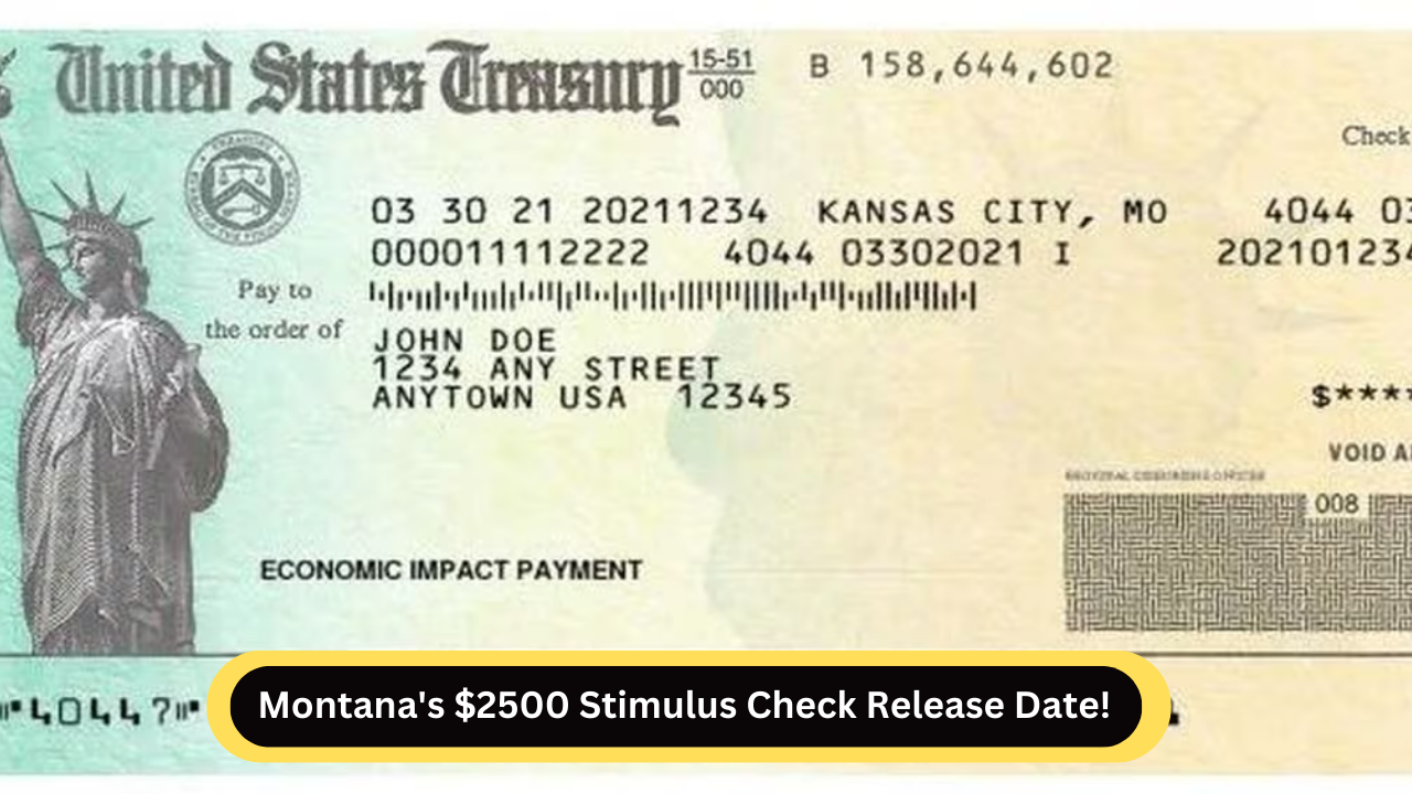 Montana's $2500 Stimulus Check